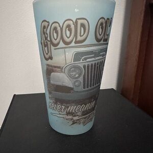Vintage “Good Ol’ Girl” Dixie Jeep Frosted Pint Glass – Dukes of Hazard Style
